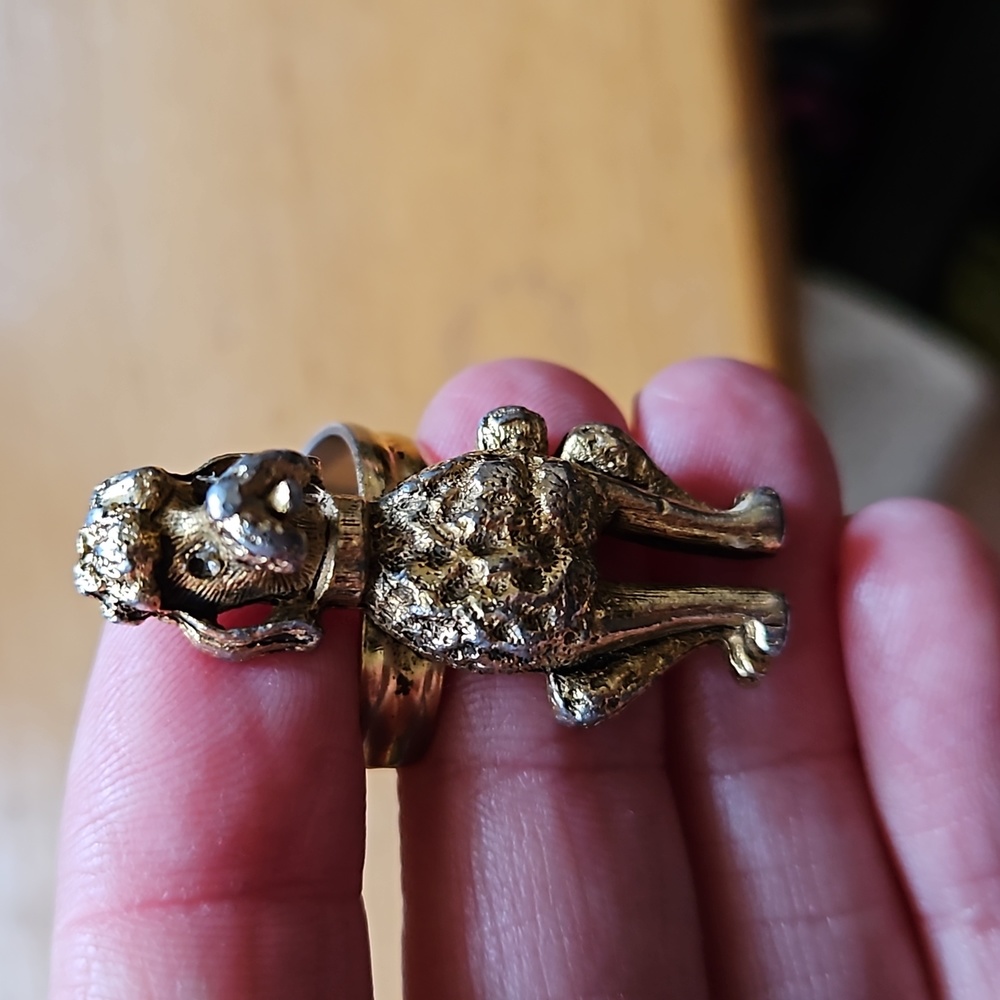 1960s poodle ring adjustable - Picture 5 of 5